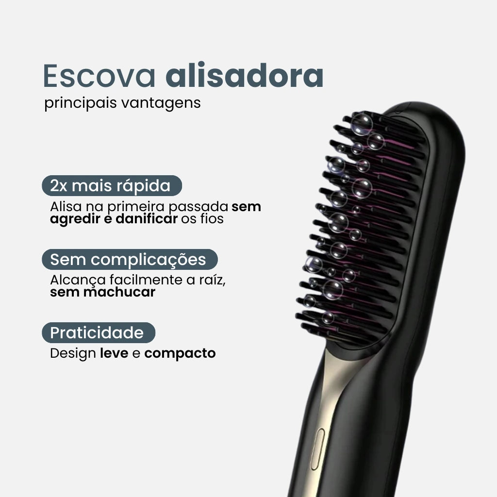 Principais vantagens da escova pente alisadora