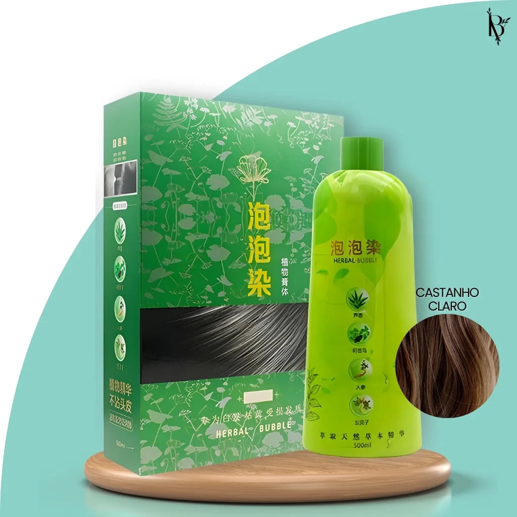 shampoo mágico cor castanho claro