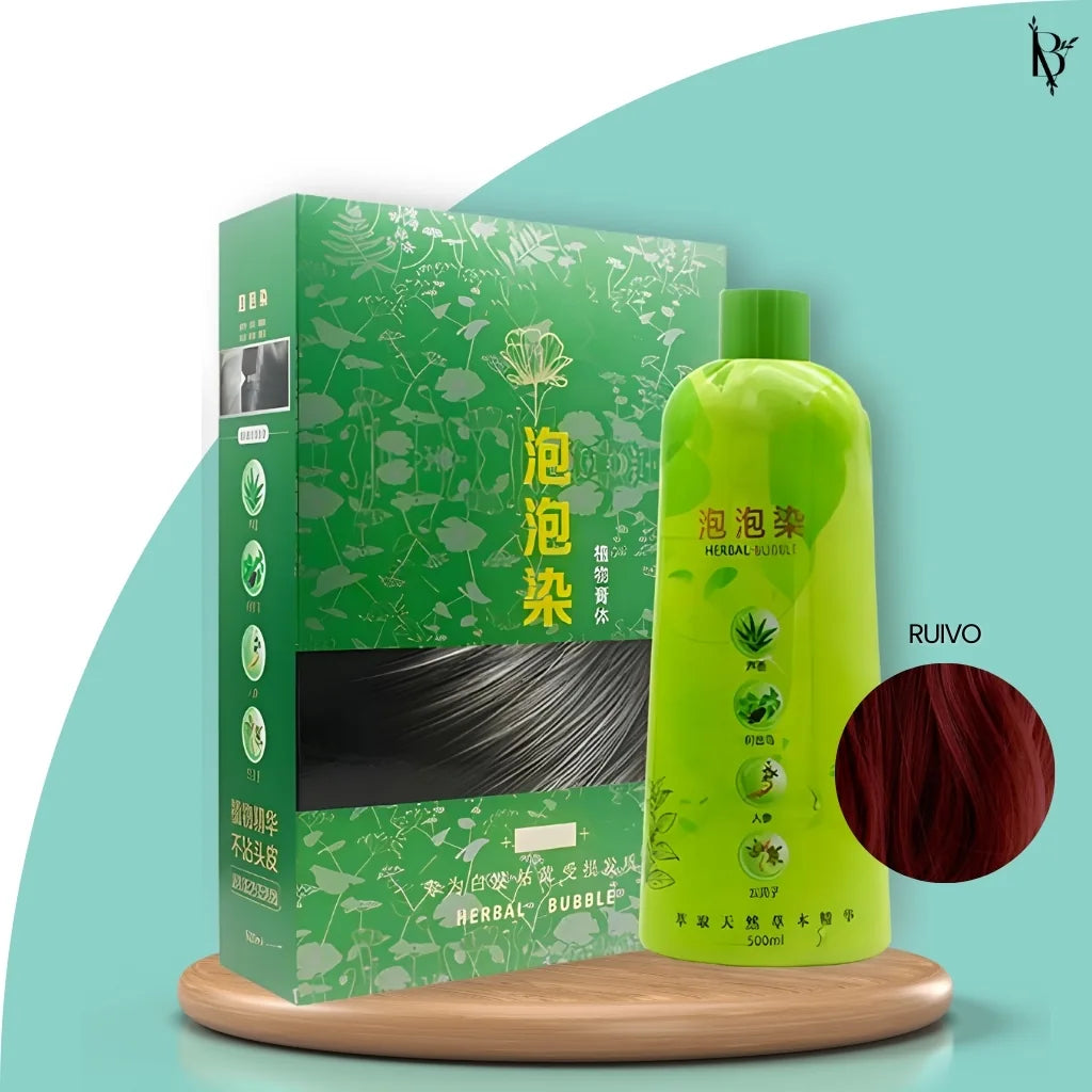 shampoo mágico cor ruivo