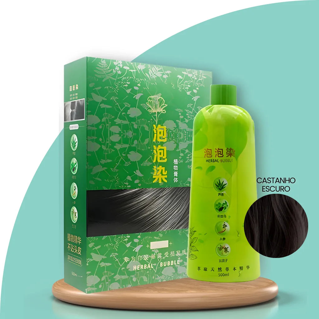 shampoo mágico cor castanho escuro