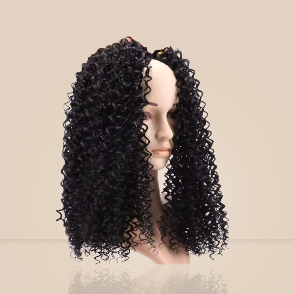 topo de cabelo humano cacheado