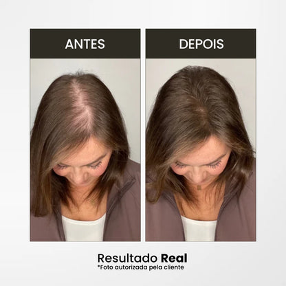 Resultado natural após o uso do Corretivo capilar