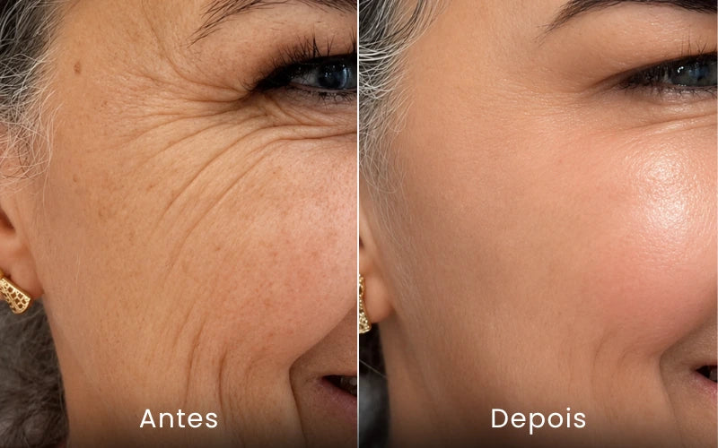 Antes e depois: Rugas