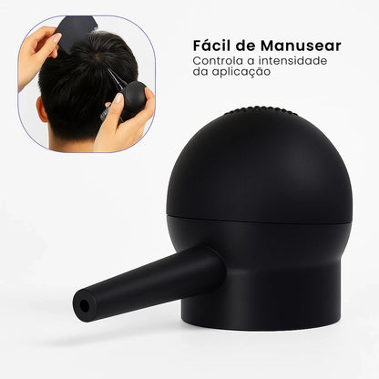 Aplicador para toppik é fácil de manusear e serve para controlar a intensidade da aplicação