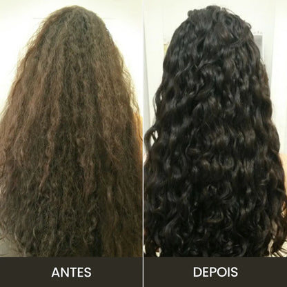 efeito da máscara cer-100 em cabelo cacheado