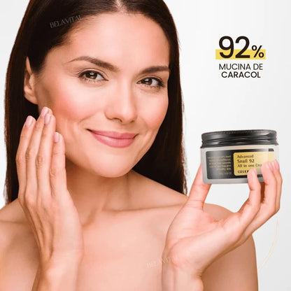 Creme coreano composto por 92% de mucina de caracol filtrada