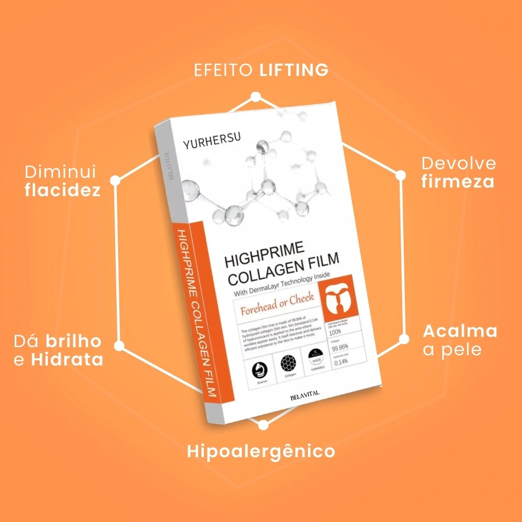 A máscara de colágeno dá um efeito lifting, devolve firmeza para a pele diminuindo a flacidez, além disso restaura o brilho, é hipoalergênico e hidrata profundamente