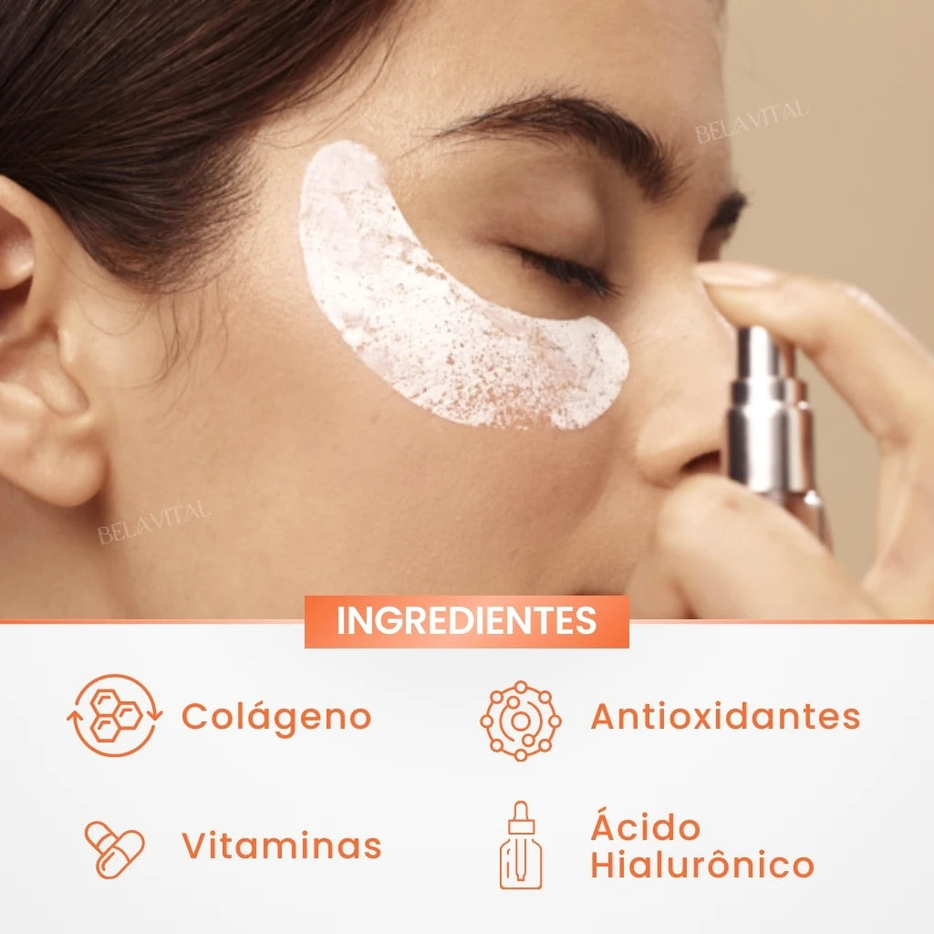 A Máscara de Colágeno GoldBotox Highprime é composta por colágeno, antioxidantes, vitaminas e ácido hialurônico