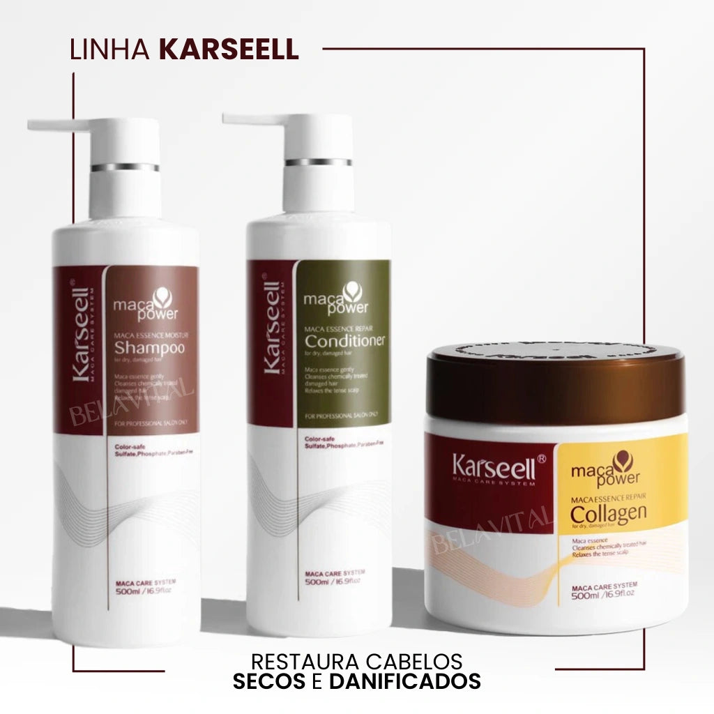 Kit Hair: Contra Danos e Frizz - Completo