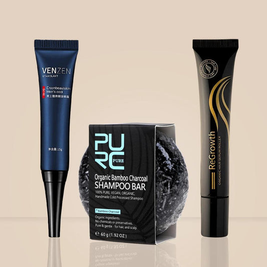 Kit Masculino Presente: Cuidados Essenciais Exclusivos | Cabelo, Barba e Rosto - Bela Vital