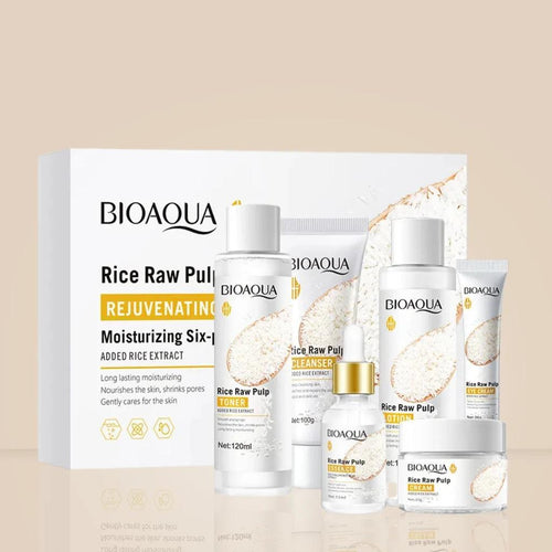 Kit Skincare com Arroz: Hidratação e Revitalização Completa - Bela Vital