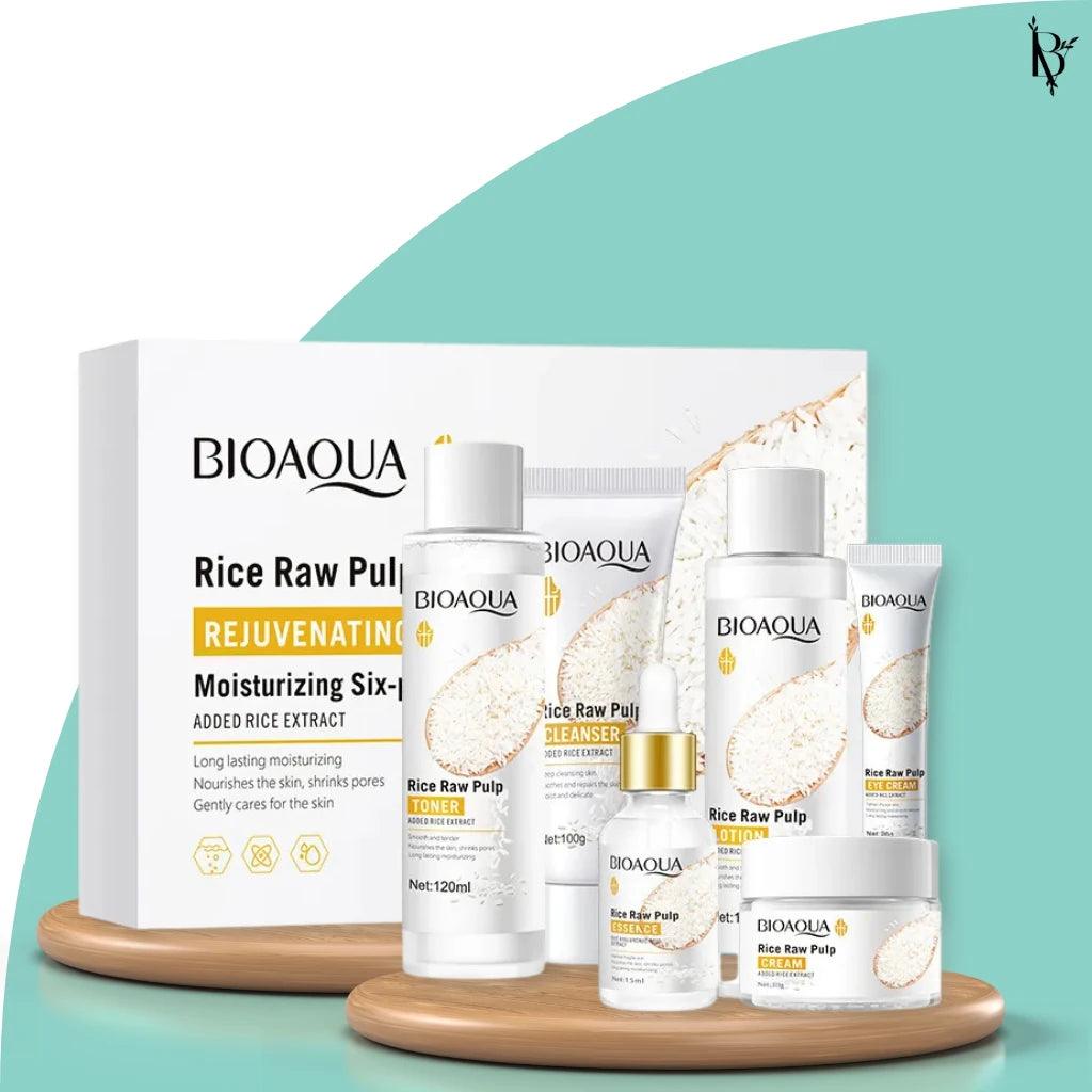 Kit Skincare com Arroz: Hidratação e Revitalização Completa - Bela Vital