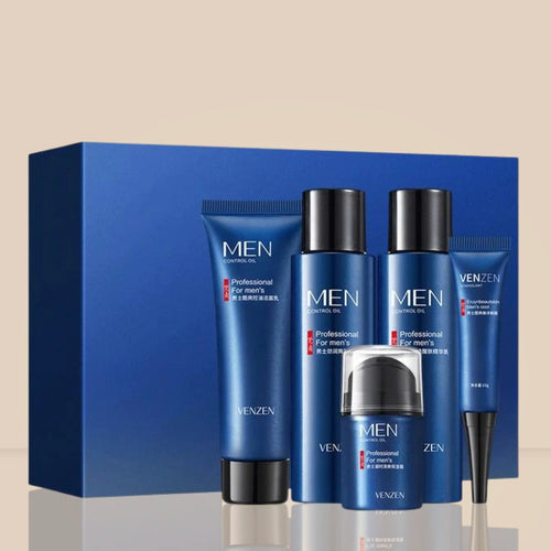 Kit skincare masculino para pele oleosa da bela vital