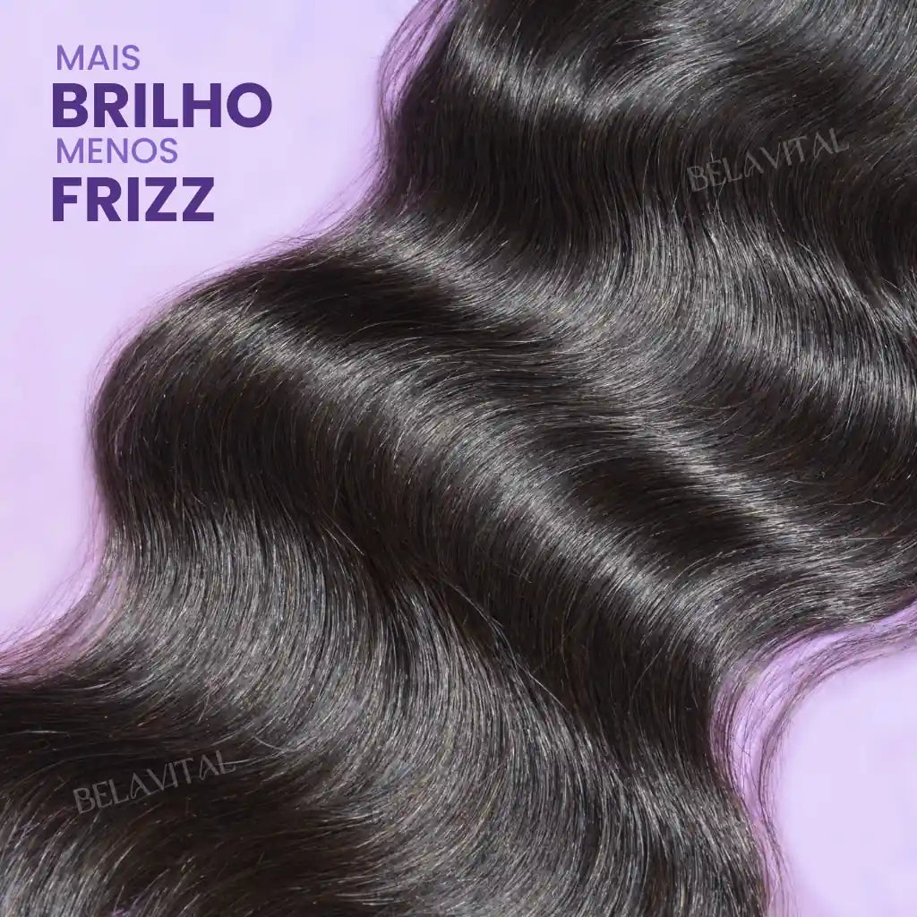 Tenha mais brilho e menos frizz usando o Leave-in da Bela Vital