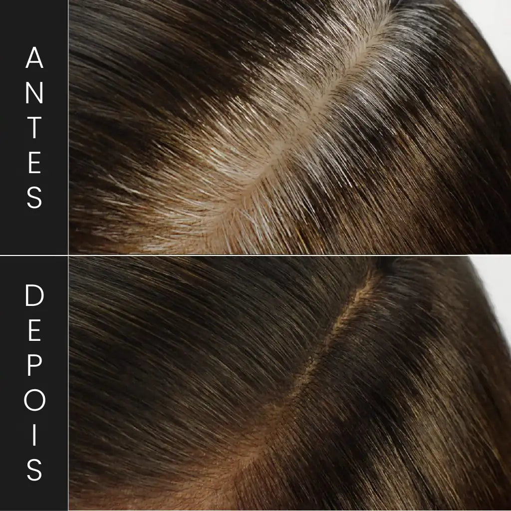 Maquiagem Capilar: Disfarce falhas e fios brancos Instantaneamente