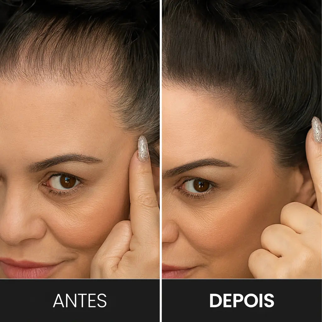 Maquiagem Capilar: Disfarce falhas e fios brancos Instantaneamente