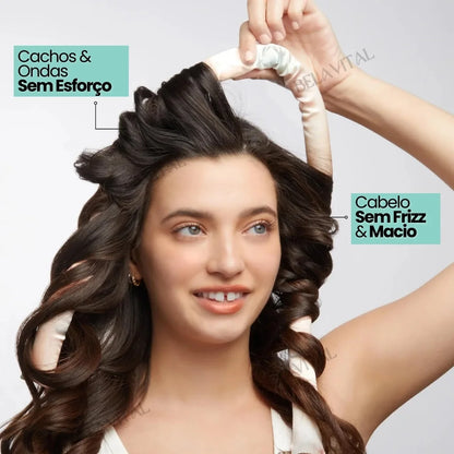 Bela Cachos traz Cachos e Ondas sem Esforço, além de Cabelo Sem Frizz e Macio.