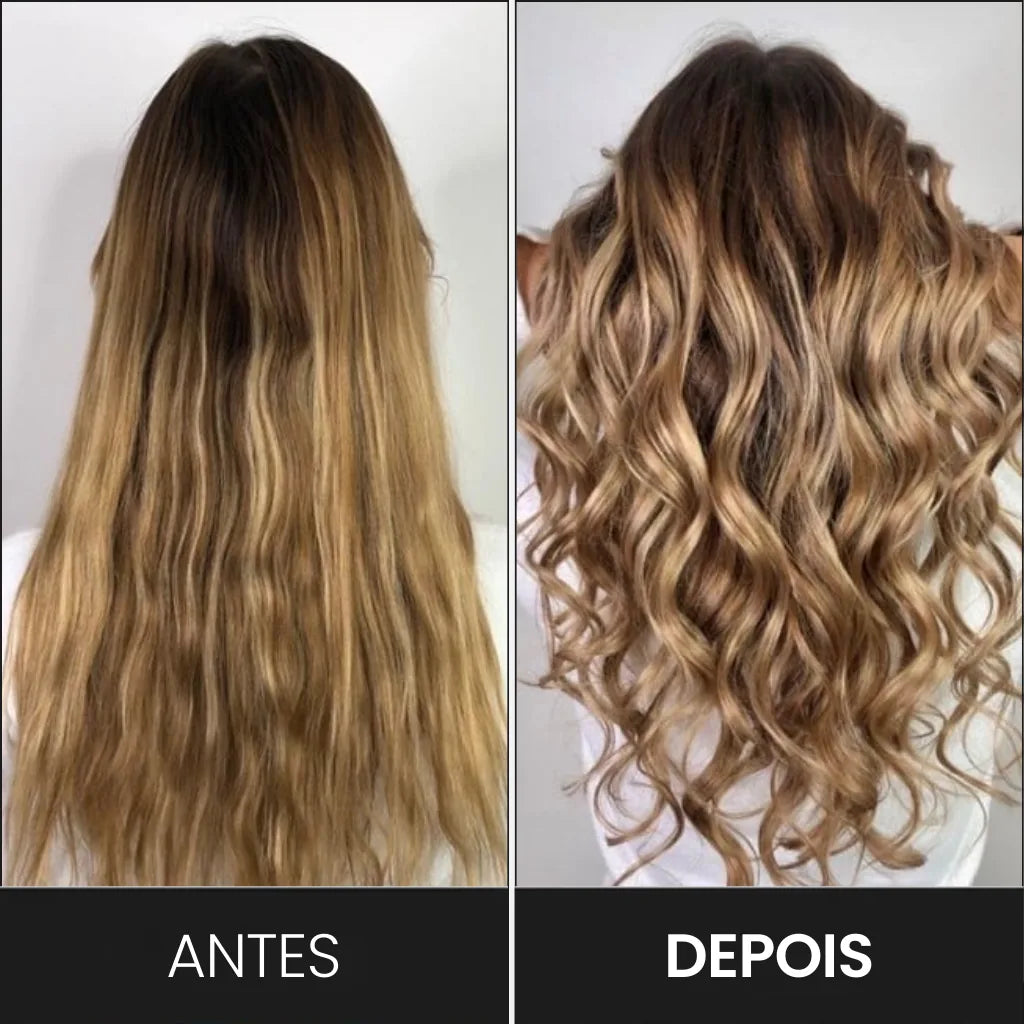 O Modelador de Cachos Automático define o cabelo rapidamente e ainda garante um resultado profissional