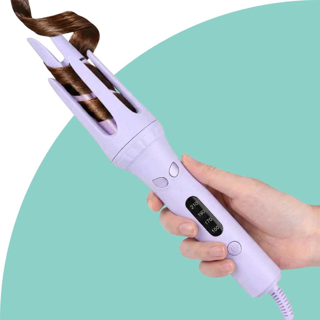 modelador automático de cachos cor roxa