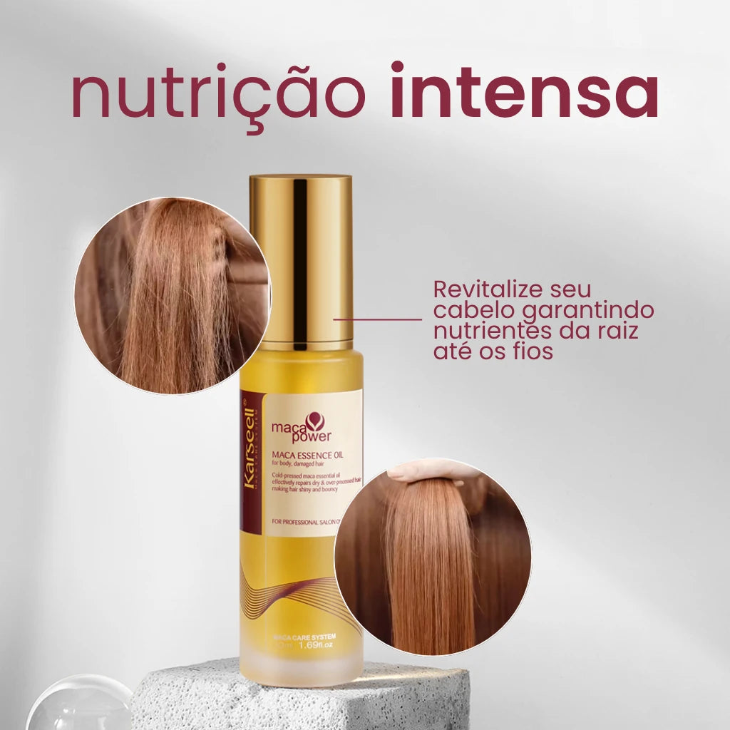 Revitalize seu cabelo com o óleo karseell e sua nutrição intensa