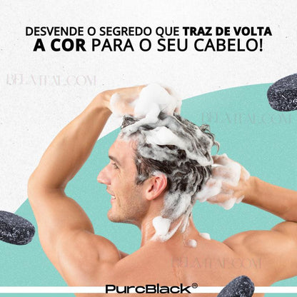 Shampoo Escurecedor de Cabelo e Barba | PurcBlack - Bela Vital