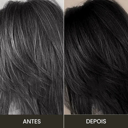 Bastão que cobre fios brancos sem usar tinta
