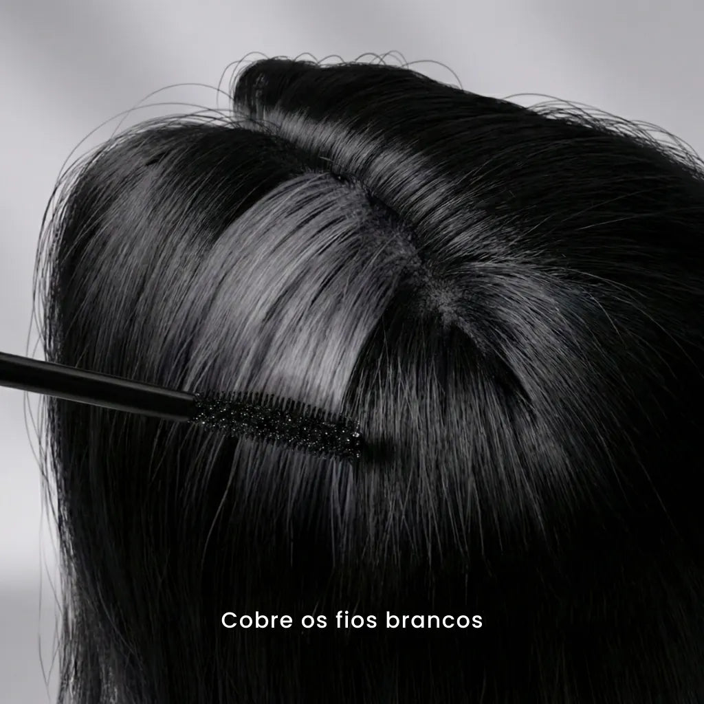 O Rímel para Cabelo cobre todos os fios brancos