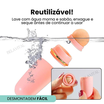 Rolo Facial de Pedra Vulcânica: Controle de Oleosidade - Bela Vital