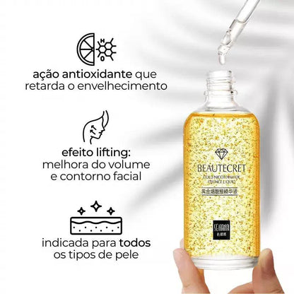 Sérum Rejuvenescedor Ouro 24K Anti-Idade da Bela Vital - Bela Vital