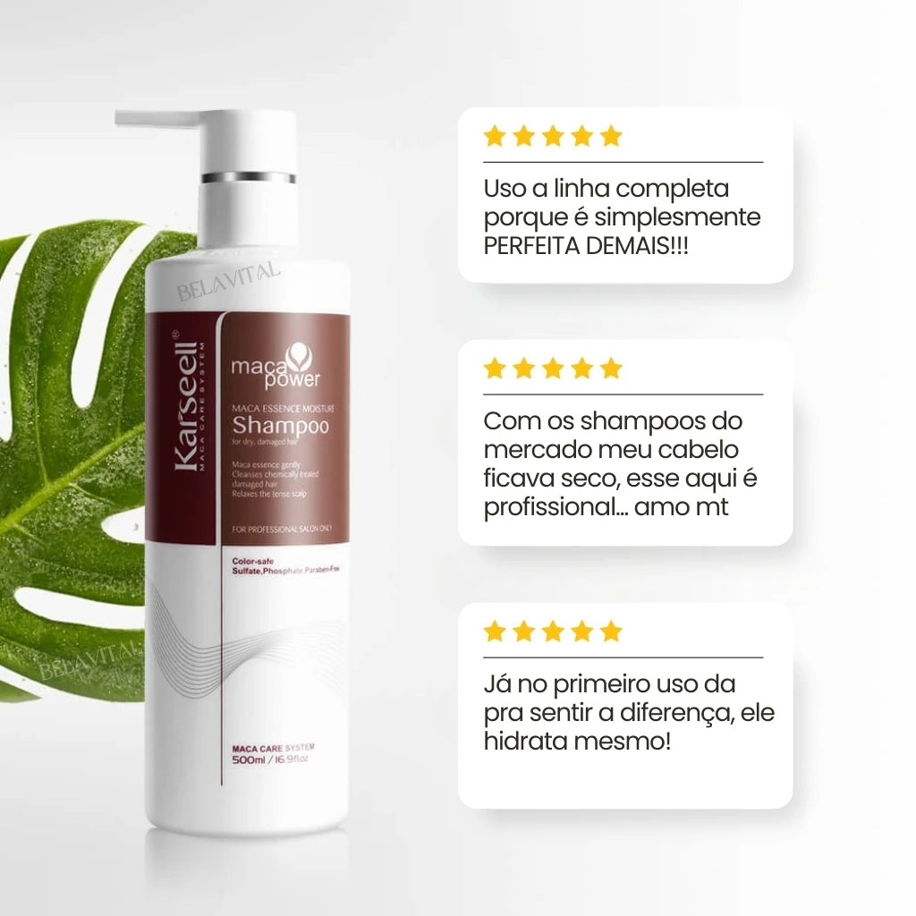 Depoimento de clientes que usaram o Shampoo Karseell da Bela Vital