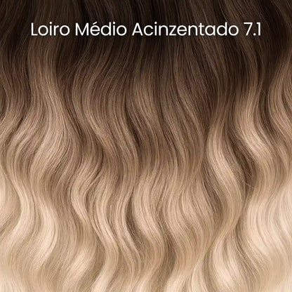 Topo de Cabelo loiro esfumado ondulado