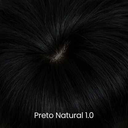 Topo de cabelo curto preto