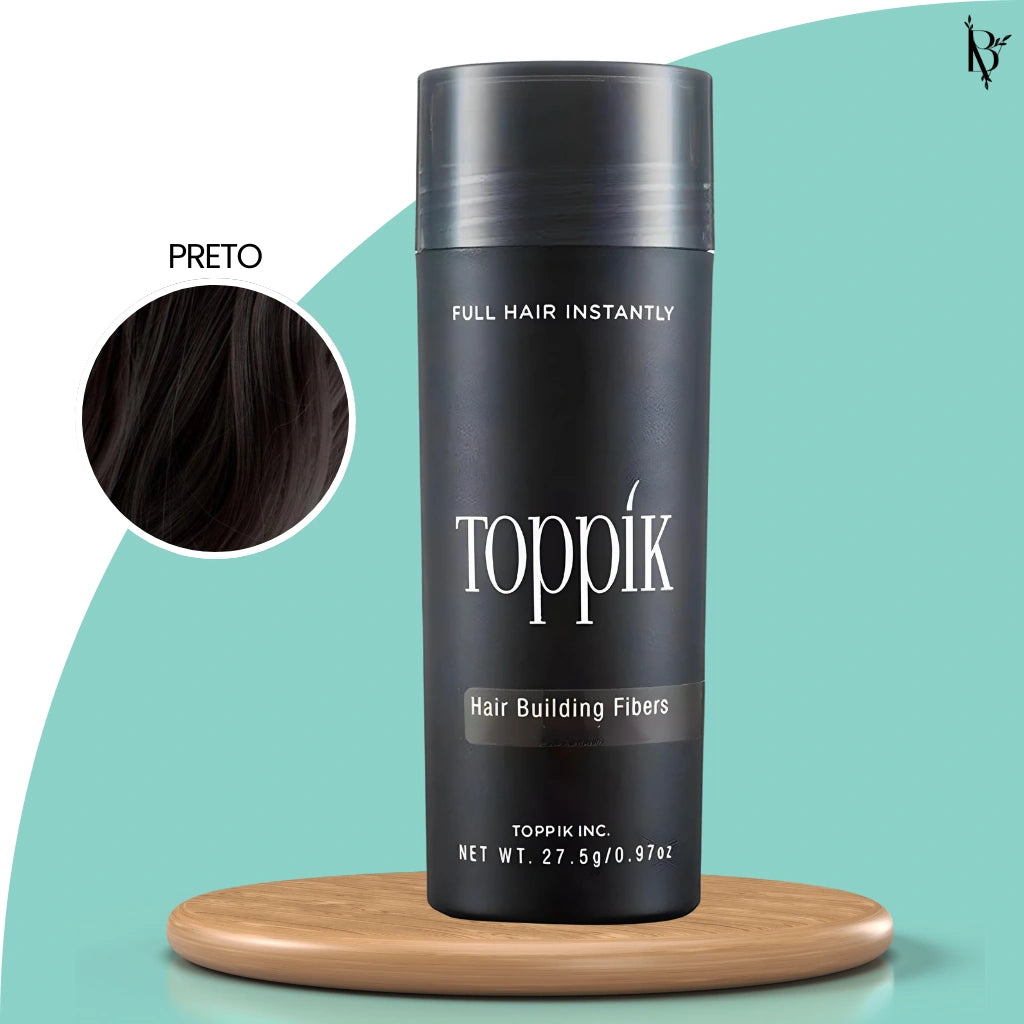 Toppik Hair: Fibra Capilar para Cobertura Instantânea