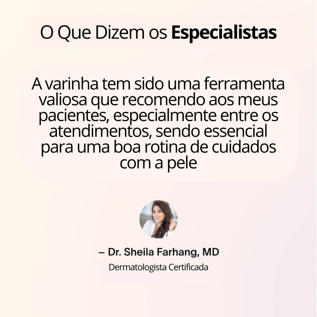 Dermatologicamente recomendados os tratamentos são utilizados amplamente em clínicas e agora disponíveis em casa.