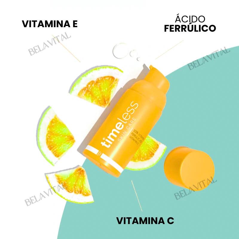 Sérum Clareador com Vitamina C 20% e Ácido Ferúlico - Bela Vital