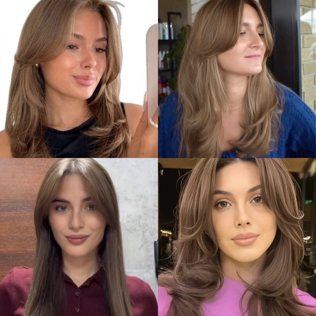 Top Closure - Topo de Cabelo Natural com Franja 45cm | Para Alopecia e Falhas
