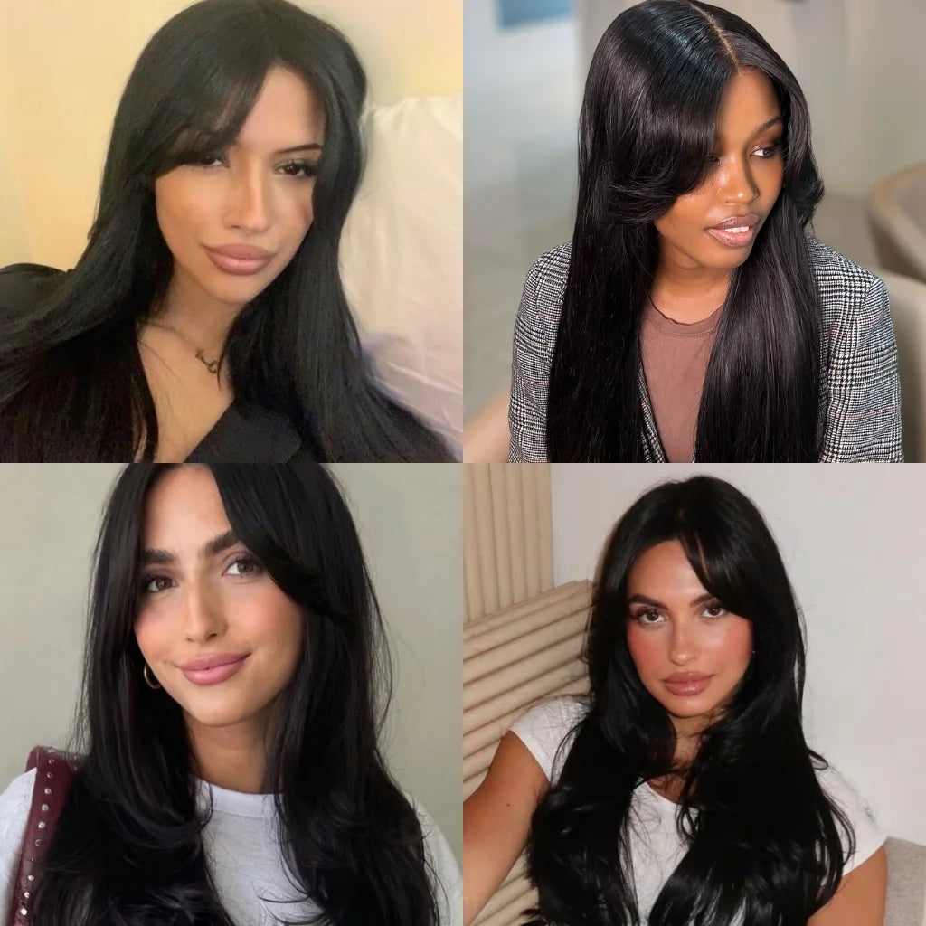 Top Closure - Topo de Cabelo Natural com Franja 45cm | Para Alopecia e Falhas
