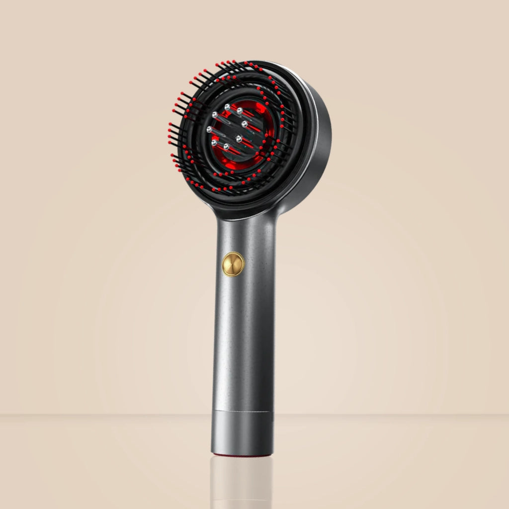 Escova BreoBrush massageadora para crescimento capilar