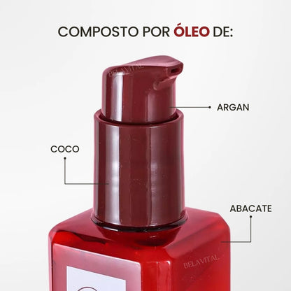 O Sérum Capilar ViyaRose é Composto por Oléo de Argan, óleo de abacate e óleo de coco