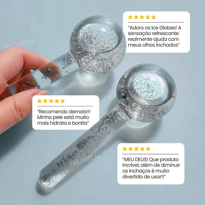 Depoimentos de clientes satisfeitos com o Ice Globe da Bela Vital