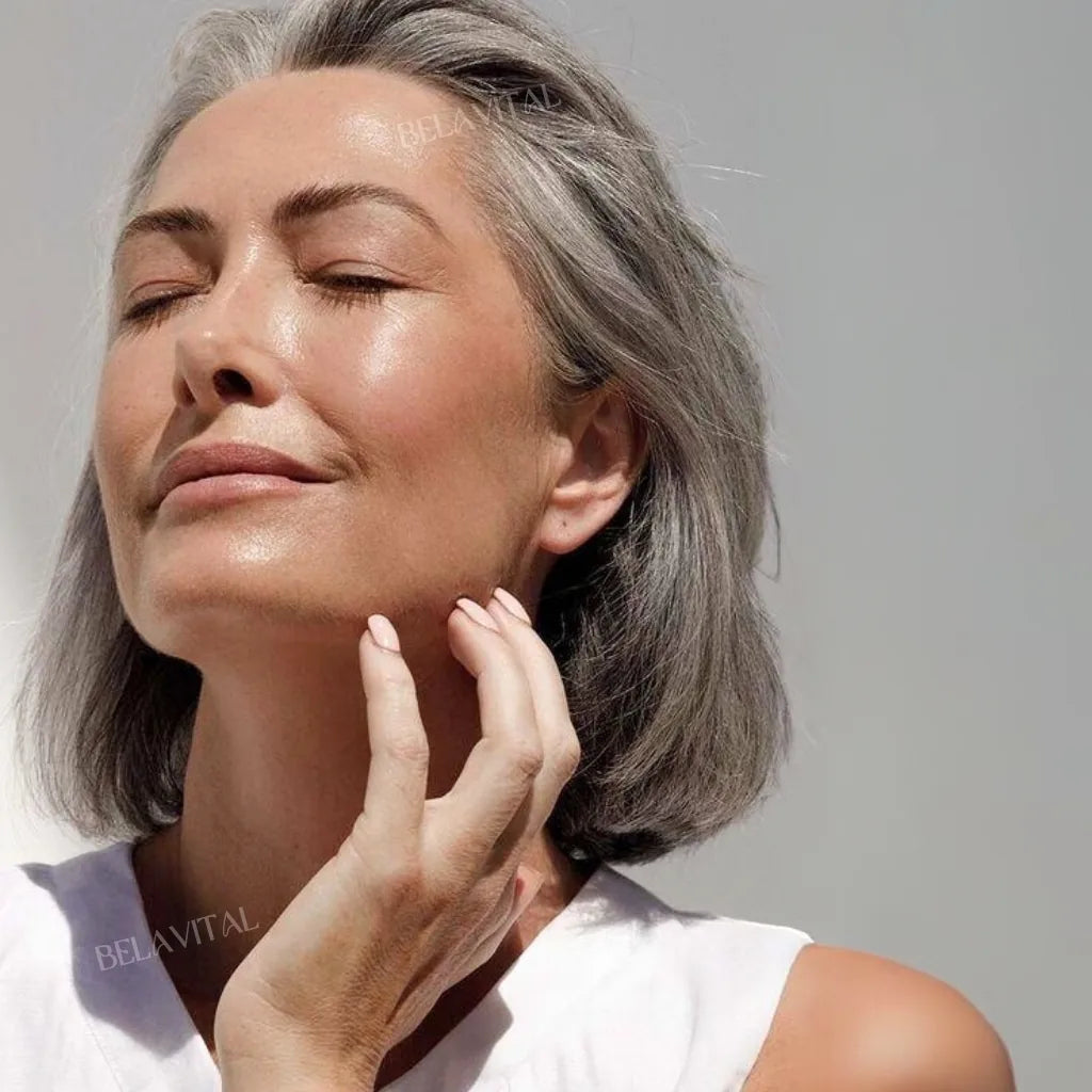 Pele firme e rejuvenescida com o massageador facial 3d